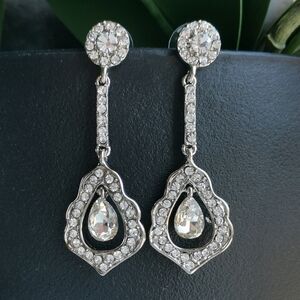 New crystal drop earrings prom wedding